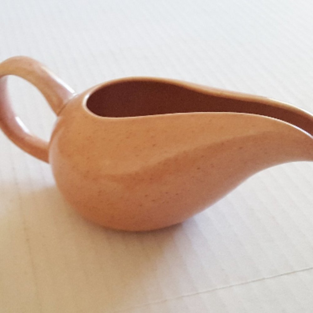 Vintage RUSSEL WRIGHT Gravy Boat Creamer CORAL MCM